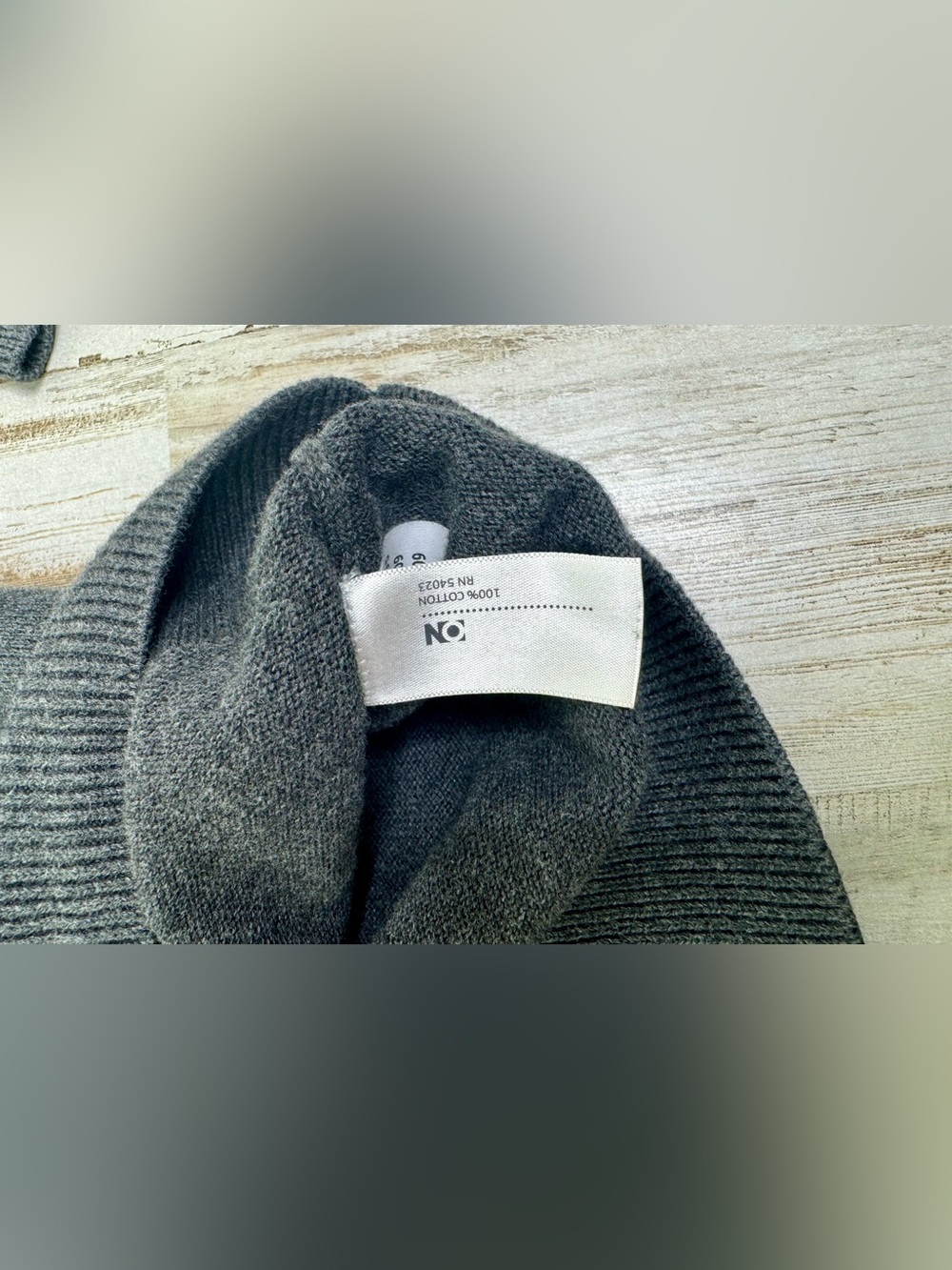 Old Navy Men's XXL Sweater Crewneck Heathered Gray Soft Knit Pullover - Picture 5 of 14